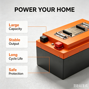 Batterie LiFePO4 à alimentation directe d'usine, 3000 cycles, longue durée de vie, garantie de 2 ans, batterie au phosphate de fer et de lithium - Product Image 4