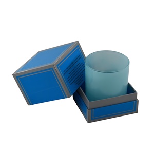Custom Personalised Candle <strong>Hamper</strong> <strong>Box</strong> Candle Jars <strong>Empty</strong> With Lid and Boxes Packaging - Product Image 1