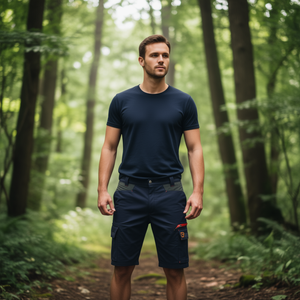 Pantalones Cortos de Trabajo Estilo Bermuda con Bolsillos Tipo Cargo para Hombre - Product Image 3