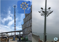 Luz LED de Grúa de 1000W, Proyección de Larga Distancia, Luz de Torre para Construcción, Puerto, Mástil Alto, Clasificación IP67