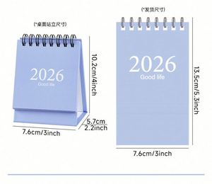 Calendrier mural personnalisé 2025-2026 en gros, agenda annuel avec photo, planificateur de vacances pour l'école, le bureau, cadeaux promotionnels - Product Image 4
