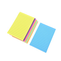Bloc-notes autocollant jaune personnalisable en stock, avec motifs mignons, idéal pour les étudiants, 50 feuilles