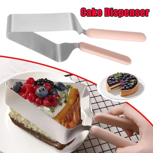 1Pc Zenidoo Stainless Steel Triangle <b>Cake</b> Transfer Clip Separator Non-Stick Eco-Friendly Cutting Knife Baking Decorating <b>Tools</b> - Product Image 5