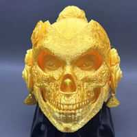Artisanat 3D de haute qualité avec des moules personnalisés, service d'impression 3D, figurine de squelette de visage de femme magnifique, décoration d'intérieur