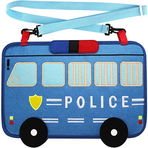 Qualità affidabile in età prescolare attività sensoriale bordo auto della polizia sentito occupato bordo Montessori giocattoli per <span class=keywords><strong>1</strong></span> 2 3 4 anni ragazzo ragazza regalo - Product Image 5