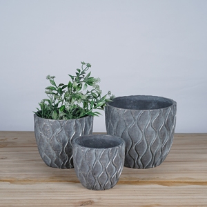 Eco-Friendly <strong>Cement</strong> Classic Vintage Hand Made American Style Indoor Nursery <strong>Plant</strong> Pots Wholesale - Product Image 1