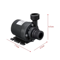 Pompe à Eau Submersible DC 12V 24V Ultra Silencieuse pour Aquarium, Bassin et Fontaine, Moteur sans Balais