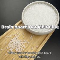 Colle thermofusible solide de granules de grande viscosité pour coller le panneau de drain avec le tissu filtrant