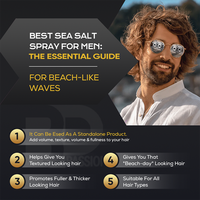 Expédition rapide Marque privée Look pour les cheveux de plage Texturisant Volume Matt Styling Spray au sel de mer