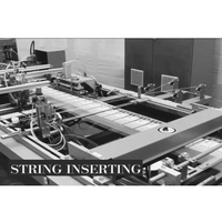 Machine entièrement automatique de fabrication de sacs à cordon en coton noué
