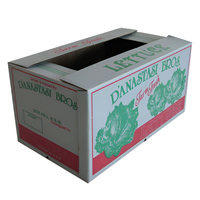 Wax-gecoate papieren groenteverpakkingen met reliëfdruk, op maat gemaakte recyclebare verpakkingen voor de landbouw, detailhandel en supermarkt.