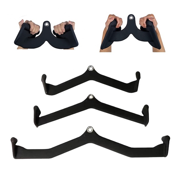 Multifunctional Lat Pull Down Bar Pulley Cable Machine Bar Gym Equipment Fitness Accessories Cable Pull Down Attachments