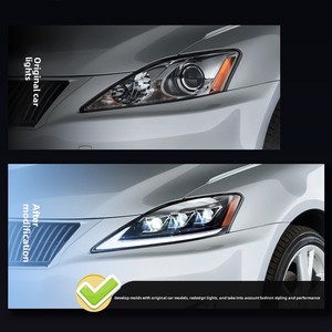 High Quality 12V/24V LED Headlamp for 06-12 IS250 IS300 Restoration Car Lights With 6000K Color Temperature Assembly 06-12 - Product Image 4