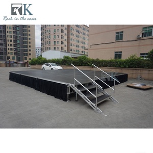 Outdoor <b>Stage</b> <b>Platform</b> 750kg/sq.m Loading Aluminum <b>Stage</b> <b>Platform</b> with Skirts Custom Color - Product Image 3