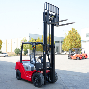 Harga Pabrik Forklift Diesel 4wd 3 Ton Kecil dengan Pengangkat Hidrolik, Forklift Segala Medan untuk Industri Restoran, Dijual - Product Image 1