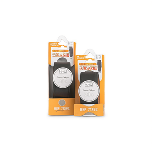 Cinturón de mujer de media longitud con hebilla redonda de acetato y ante, 7 cm de ancho y 110 cm de largo, cinturón de moda para vestido o atuendo. - Product Image 1