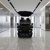 Voiturette de golf électrique 4x4 puissante pour 4 personnes, populaire en gros, buggy tout-terrain, stabilité antidérapante pour boue et sable