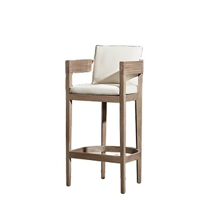 Juegos de jardín FERELY, muebles de teca de lujo para exteriores, muebles de jardín, silla de jardín, silla de Bar de madera maciza - Product Image 2