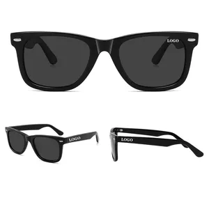 Hochwertige Custom Acetate Sonnenbrille Unisex Luxus klassische polarisierte Sonnenbrille