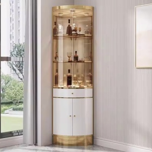 Aparador Moderno de Vidrio para Comedor, Mueble de Almacenamiento para <span class=keywords><strong>Vino</strong></span>, Mueble Buffet para Hogar, Bar, Sala de Estar, Hotel, Villa, Apartamento, Patio - Product Image 1