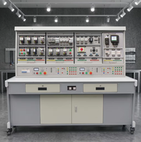 Equipo de Entrenamiento Integrado para Instrumentos de Control Eléctrico: Banco de Pruebas de Iluminación, Medición de Accionamiento de Motor y Cableado para Electricistas