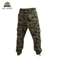 Uniforme de terrain tactique camouflage style ACU pour homme, combinaison de chasse en ripstop, 65/35 polyester coton 220 g/m², antistatique