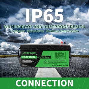 UE EE. UU. Stock 24V 100AH LiFePo4 Paquete De Batería Baterias De Litio Lipo4 6000 Veces Banco De Estación De Energía De Ciclo Profundo Batería De Iones De Litio - Product Image 4