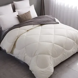 High End Winter Quilt Comforter With Cotton fabric and Wool Filling