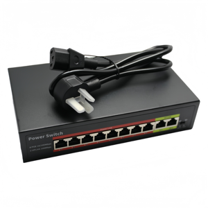 Werksverkauf 8+2 Port PoE Switch mit KI-Intelligenter Erkennung 120W für Netzwerk-CCTV-Kameras - Product Image 4