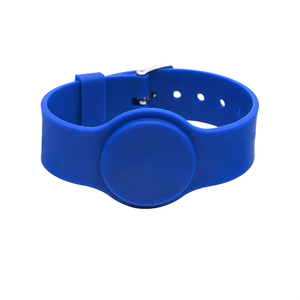 Top bán 13.56MHz <span class=keywords><strong>NFC</strong></span> ban nhạc Silicone RFID dây đeo cổ tay với Mini Tag 1K chip cho Câu lạc bộ thể dục thanh toán - Product Image 1