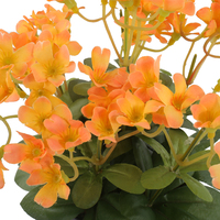 Mini bonsaï de fleurs élégant, vente chaude, salon, marguerite artificielle en pot, fabriqué en plastique durable, couleurs personnalisables, OEM/ODM