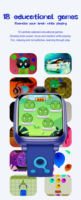 Reloj Inteligente para Niños LY06, el Más Vendido del 2026, con Sistema Operativo Android, Pantalla IPS Cuadrada, Diseño de Silicona, Cronógrafo, Monitor de Sueño y Brújula