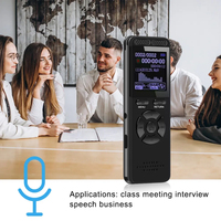 Enregistreur vocal numérique professionnel V65 Batterie au lithium Type-c Appareil d'enregistrement audio rechargeable Enregistreur éducatif 32 Go