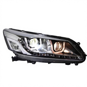 Vente flash : Ensemble de phares pour <span class=keywords><strong>Honda</strong></span> Accord 9e génération 2013-2015, LED DRL, double faisceau, lentille 6000K, <span class=keywords><strong>4000</strong></span> lumens, 24V - Product Image 4