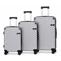 Ensemble de bagages 12 pièces SKD 2026 avec logo personnalisé, valises semi-finies à coque rigide