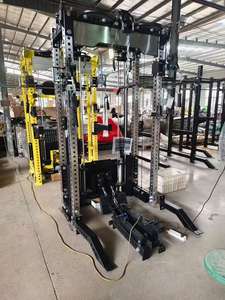 Power Rack Integrierte Funktionale Edelstahl-Maschine - Latzug, Low Row, Smith Cable Crossover mit Doppeltem Gewichtsstapel - Product Image 4