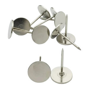 Гвозди-гвоздики для обивки мебели с плоской головкой, декоративные, золотые, серебряные, под старину, для диванов, стульев, дерева, металлические крепежи - Product Image 4