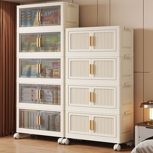 Armoire pliable DIY avec meuble à chaussures, <span class=keywords><strong>rangement</strong></span> pour vêtements de salon - Product Image 2