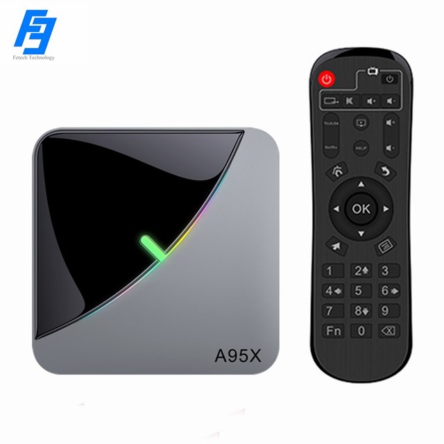 Android TV Box 9.0 A95X F3 Air 2GB 16GB Amlogic S905X3 Set Top TV Box Support 3D 4K 8K USB 3.0 2.4GB 5.8GB WiFi with LED Light