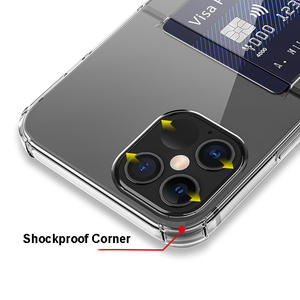 Per <span class=keywords><strong>iPhone</strong></span> 8 Plus X 11 12 <span class=keywords><strong>13</strong></span> 14 15 custodia trasparente per telefono con carta di credito trasparente per <span class=keywords><strong>iPhone</strong></span> 16 <span class=keywords><strong>Case</strong></span> con tasca per carta di credito - Product Image 4