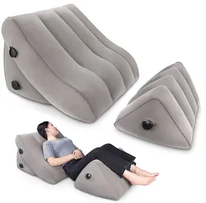 Ensemble d'oreillers compensés pour lit gonflable, oreiller de soutien post-chirurgie 2 PCS pour les genoux arrière