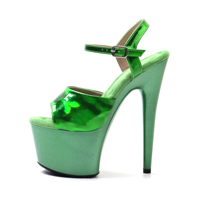 Sandales à talons très hauts de 17 cm pour femmes, à bout ouvert, adaptées à la danse sur barre, aux boîtes de nuit et aux défilés.