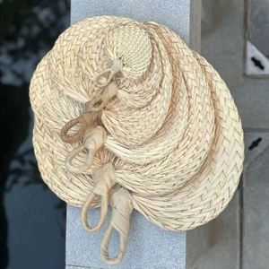 Abanico Tradicional Chino Hecho a Mano, Ecológico, de Bambú Natural, Rafia, Hoja de Palma, Paja y Ratán - Product Image 6