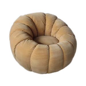 Chaise rembourrée ronde en velours citrouille loisirs <span class=keywords><strong>canapé</strong></span> <span class=keywords><strong>paresseux</strong></span> simple et double places pour salon et chambre à coucher - Product Image 2
