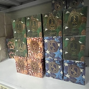 Vela Aromática de Cera de Soja <span class=keywords><strong>Diptyque</strong></span> Hecha a Mano de Edición Limitada, Juego de Caja de Regalo de Lujo para Navidad y Cumpleaños, Aceite Esencial Puro y Natural - Product Image 3