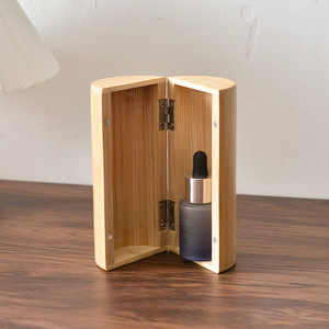 Caja de almacenamiento de té de bambú, redonda, ecológica, para regalo, para té suelto, uso general - Product Image 2