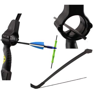 Black <span class=keywords><strong>Hunter</strong></span> Cung Bắn Cung Truyền Thống Và Mũi Tên Thiết Lập Junior Recurve Cung - Product Image 3