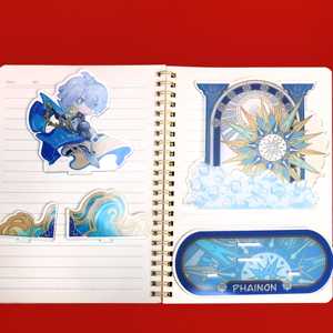 <span class=keywords><strong>Figura</strong></span> Coleccionable de Anime de Personaje OEM/ODM de Acrílico Honkai Star Rail Phainon Chibi con Soporte, Regalo de Halloween, <span class=keywords><strong>Figura</strong></span> de Anime de Cabello Azul para Coleccionistas de Juegos - Product Image 4