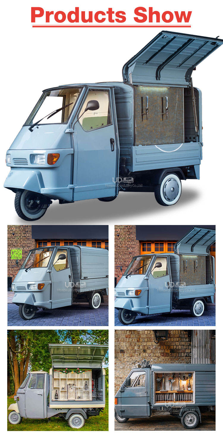 Nuovo Design ruote triciclo elettrico per alimenti cucina Mobile