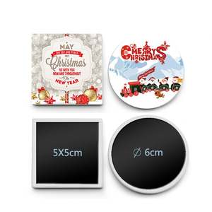 Imán de Refrigerador de Cerámica Moderno Personalizable, Redondo, Impreso con UV, con Forma Cuadrada, Estilo de Adhesivo Magnético Fuerte - Product Image 4